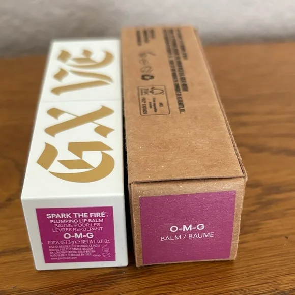 GXVE Spark The Fire Plumping Lip Balm, O-M-G Color - Picture 2 of 3